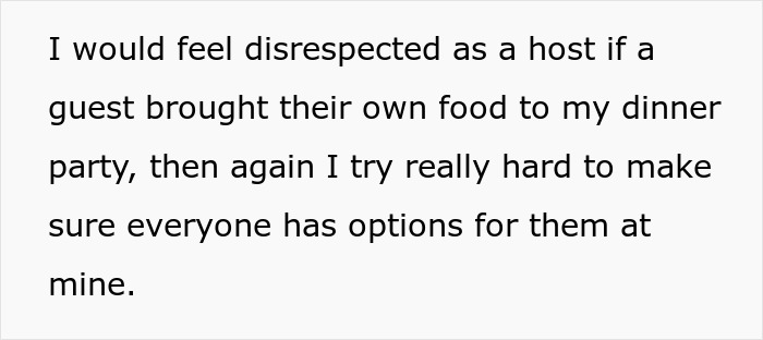 Allergic Person Receives Menu For Upcoming In-Law Dinner Party, Takes It As An Insult