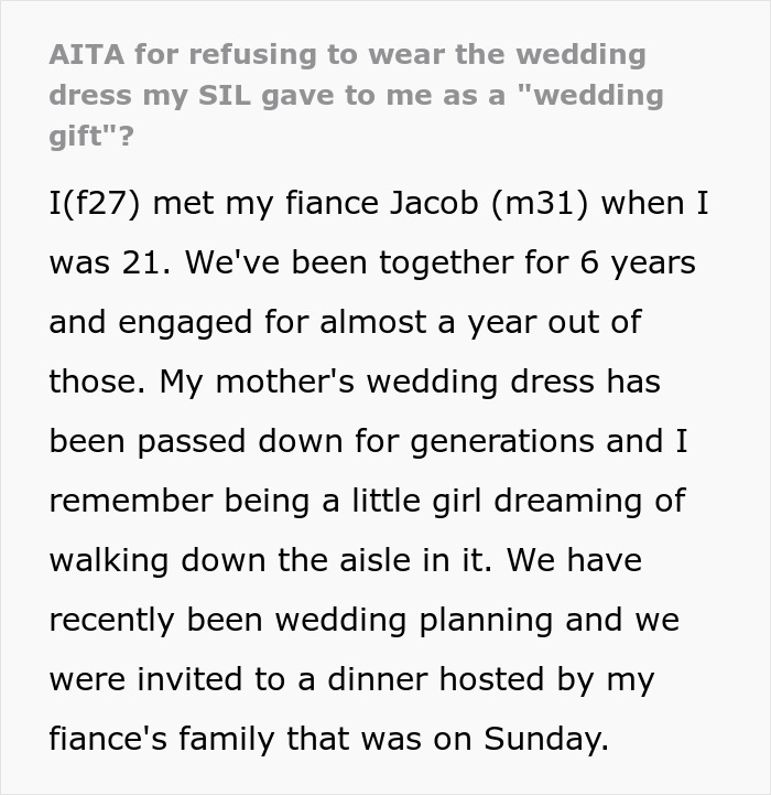 Man Defends Sister After Fianc&eacute;e Refuses To Wear Her Wedding Dress, Ends Up Single