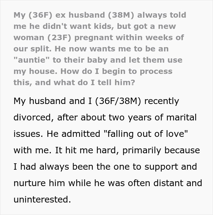 Woman Shocked At Ex’s Audacity To Ask If His Kid With Another Woman Can Use Her House Woman Shocked At Ex’s Audacity To Ask If His Kid With Another Woman Can Use Her House