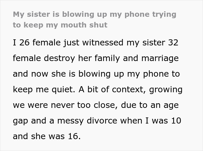 Dad&rsquo;s Infidelity Ruins Family&rsquo;s Lives, Woman Is Horrified After Finding Out Married Sis Is Cheating
