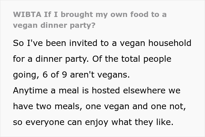 Allergic Person Receives Menu For Upcoming In-Law Dinner Party, Takes It As An Insult