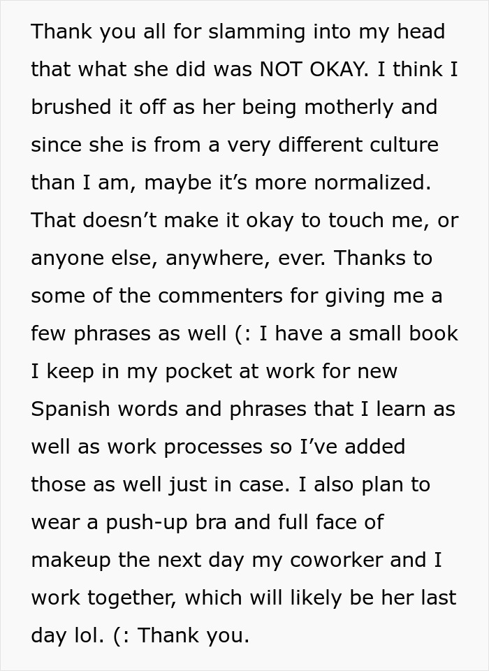 “Building Gossip” Gets Put On Probation By HR After Groping Coworker For "Not Wearing A Bra" “Building Gossip” Gets Put On Probation By HR After Groping Coworker For "Not Wearing A Bra"