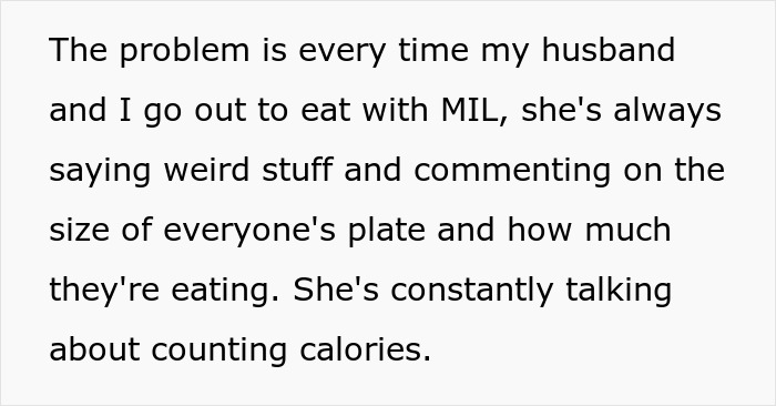 MIL&rsquo;s Fat Shaming Costs Her Dining Privileges With Son And Daughter-In-Law Due To Her Behavior