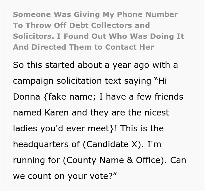 Someone Keeps Giving Woman&rsquo;s Number To Solicitors, She Finds Out Who Is Doing It And Takes Revenge