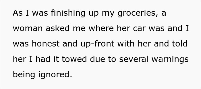 Woman Repeatedly Takes Pre-Paid Parking Spot, Faces Trouble When Owner Gets Her Car Towed Woman Repeatedly Takes Pre-Paid Parking Spot, Faces Trouble When Owner Gets Her Car Towed