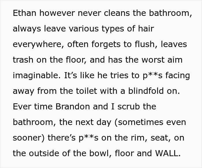 Man Repeatedly Messes Up The Toilet Without Consideration Of Roommate, She Plots A Lesson For Him Man Repeatedly Messes Up The Toilet Without Consideration Of Roommate, She Plots A Lesson For Him