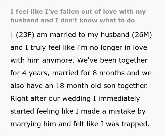 Woman Expresses Frustration About Marrying The Wrong Man, Asks For Advice To See If She&rsquo;s Wrong