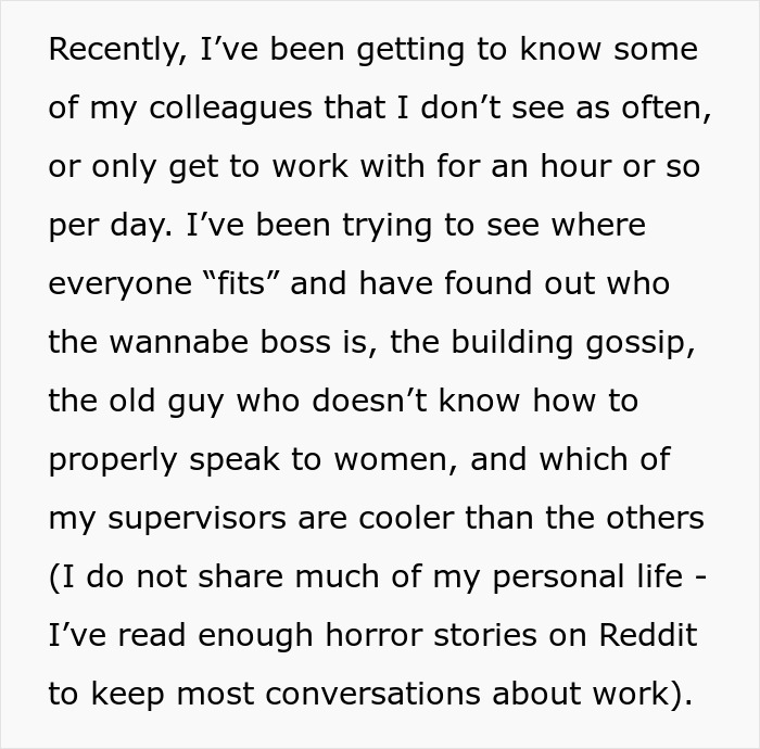 “Building Gossip” Gets Put On Probation By HR After Groping Coworker For "Not Wearing A Bra" “Building Gossip” Gets Put On Probation By HR After Groping Coworker For "Not Wearing A Bra"