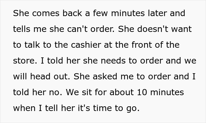 Dad Takes Hungry 15YO To Fast Food Place, Tells Her To Order Her Food, She Can’t Do It Dad Takes Hungry 15YO To Fast Food Place, Tells Her To Order Her Food, She Can’t Do It