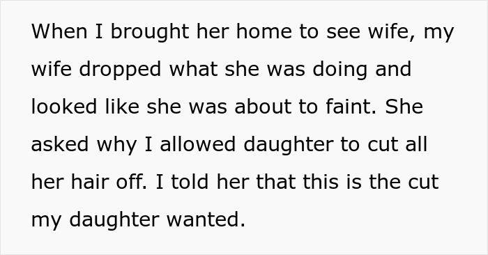 Woman Inconsolable When Step Daughter Cuts Her Hair Really Short, Husband Tells Her Enough Is Enough