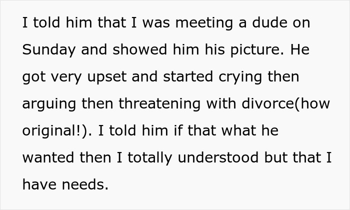 Wife Plans Revenge After She Learns Hubby Is Having An Affair Because He &ldquo;Has Needs&rdquo;