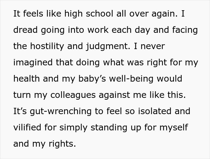 Woman Reports Boss To HR After He Forces Her To Go To Meeting During Labor, Coworkers Hate Her