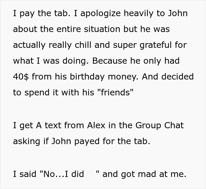 Woman Breaks Off From A Friend Group She’s Been In For 7 Years Over An Unpleasant Event During Dinner At Chili’s Woman Breaks Off From A Friend Group She’s Been In For 7 Years Over An Unpleasant Event During Dinner At Chili’s