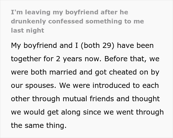 BF Has One Too Many Drinks At Party, Blurts Out Details About His Affair, GF Ditches Him Instantly BF Has One Too Many Drinks At Party, Blurts Out Details About His Affair, GF Ditches Him Instantly