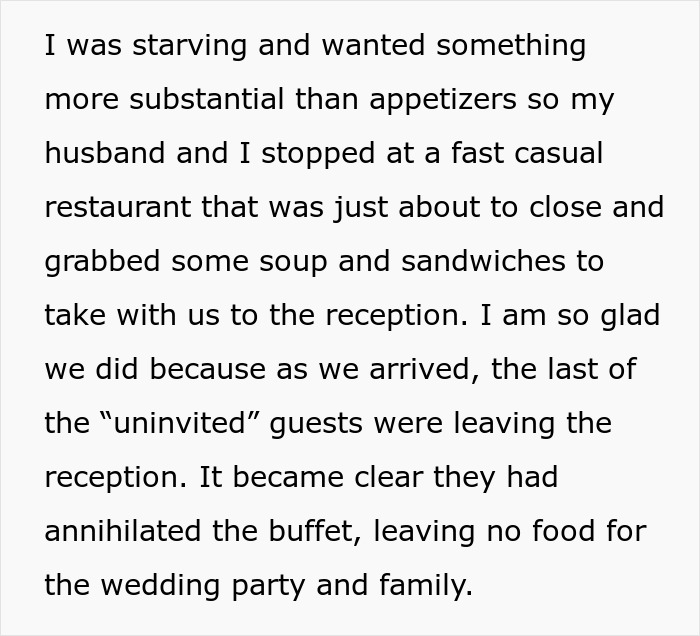 Bride Watches In Horror As 50 Strangers Wreck Her Wedding Buffet After Being Invited By The Pastor Bride Watches In Horror As 50 Strangers Wreck Her Wedding Buffet After Being Invited By The Pastor