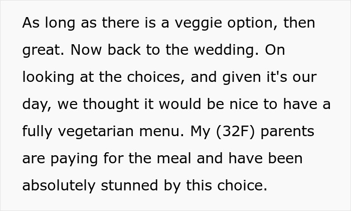 &ldquo;Disrespectful&rdquo;: Couple Called Out For Their Vegetarian Wedding Menu, Ask Who&rsquo;s In The Wrong