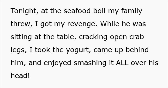 18 Years After Anonymous Yogurt Pelting, Woman Finds Out Who It Was And Gets Sweet Revenge 18 Years After Anonymous Yogurt Pelting, Woman Finds Out Who It Was And Gets Sweet Revenge