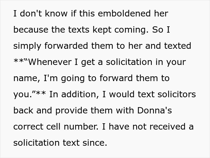 Someone Keeps Giving Woman&rsquo;s Number To Solicitors, She Finds Out Who Is Doing It And Takes Revenge