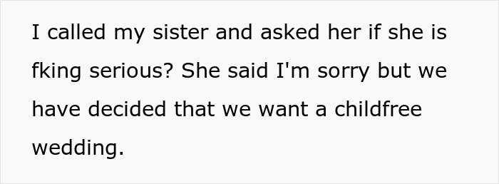 Woman Accused Of Throwing A Tantrum After Boycotting Sister’s Wedding Because Of Her Dumb New Rule Woman Accused Of Throwing A Tantrum After Boycotting Sister’s Wedding Because Of Her Dumb New Rule