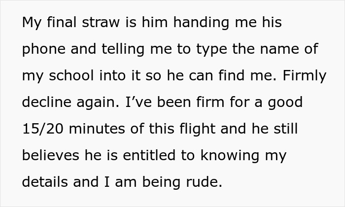16-Year-Old Plane Passenger Can't Stop Man's Unwanted Advances, So The Crew Intervenes 16-Year-Old Plane Passenger Can't Stop Man's Unwanted Advances, So The Crew Intervenes