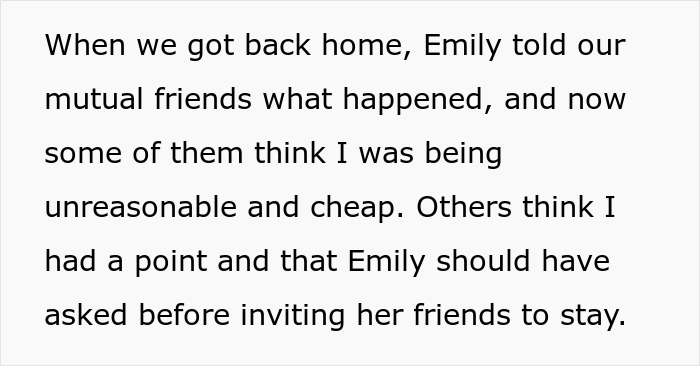 Uninvited Friends Ruin Romantic Trip, Man Demands They Pay Their Share Of Hotel Costs