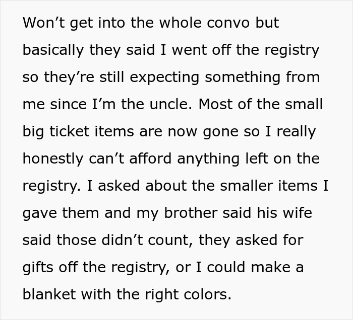 &ldquo;His Wife Said Those Didn&rsquo;t Count&rdquo;: SIL Refuses A Handmade Gift, Demands A New One Instead