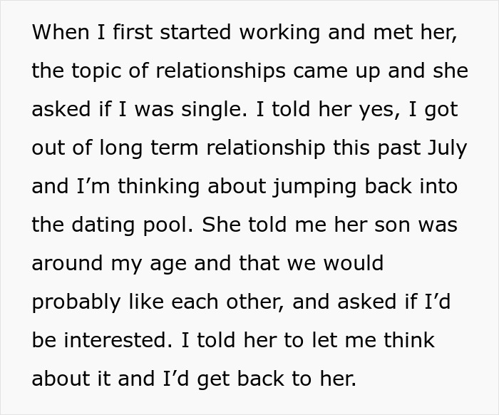 20YO Woman Agrees To Date With Coworker’s Son, Changes Mind When She Discovers He Can’t Feed Himself 20YO Woman Agrees To Date With Coworker’s Son, Changes Mind When She Discovers He Can’t Feed Himself