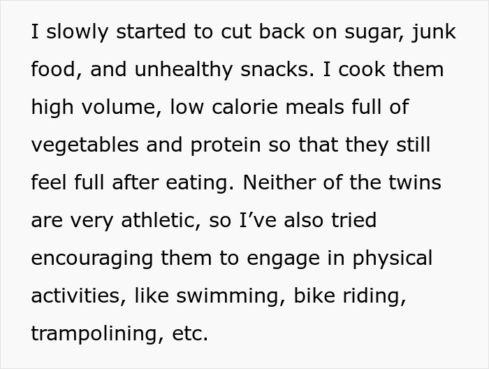 Parent Denies Punishing Their Skinny Twin After She Discovers True Motive Behind Family's Diet Shift Parent Denies Punishing Their Skinny Twin After She Discovers True Motive Behind Family's Diet Shift