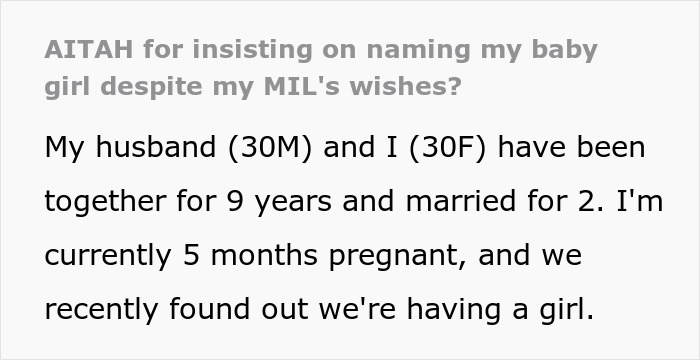 Man Sides With His Mom Instead Of Wife On Their Daughter’s Future Name, Wife Won’t Stand For It Man Sides With His Mom Instead Of Wife On Their Daughter’s Future Name, Wife Won’t Stand For It