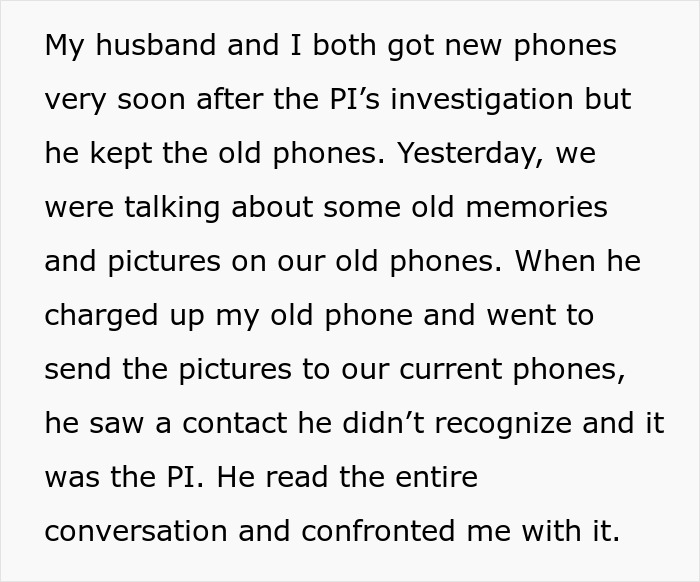 Friend Falsely Convinces Woman Her Husband Is Cheating, She Hires A PI And Lives To Regret It