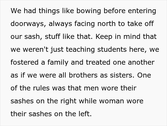 Internet Is Loving This Supportive Kung Fu Teacher&rsquo;s Malicious Compliance To A Sexist Client