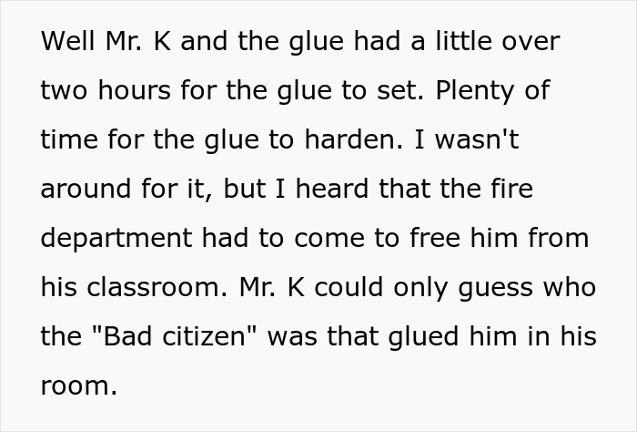 Fire Department Rushes To Free Teacher After Student He Tormented Takes Revenge Fire Department Rushes To Free Teacher After Student He Tormented Takes Revenge