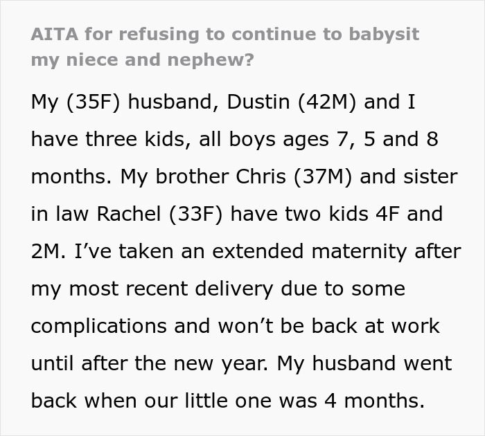 Woman Feels Taken Advantage Of By Brother, Offers A Compromise And Gets An Unexpectedly Negative Reaction