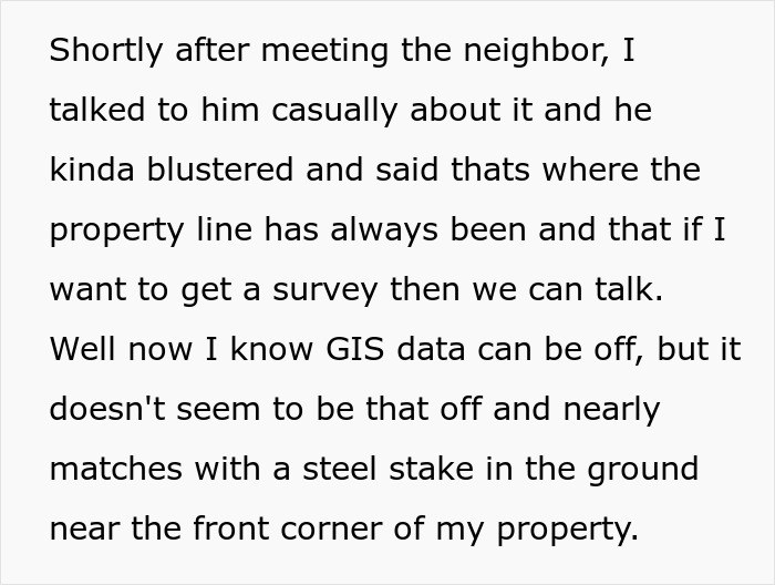 Neighbor Builds Fence On Guy’s Property While He’s Buying House, He Decides To Get Survey Neighbor Builds Fence On Guy’s Property While He’s Buying House, He Decides To Get Survey