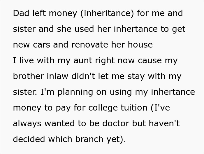 Woman Lets Husband Kick Her Teen Sister Out, Is Surprised When She Refuses To Pay For His Surgery