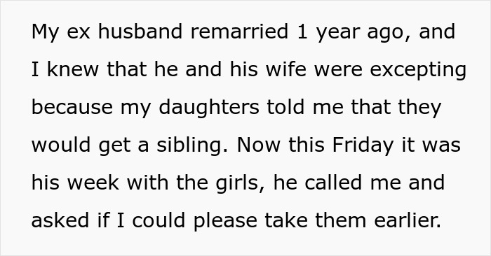 Mom Refuses To Take Her Kids During Ex&rsquo;s Week Because Of His Wife&rsquo;s Emergency, Gets A Reality Check