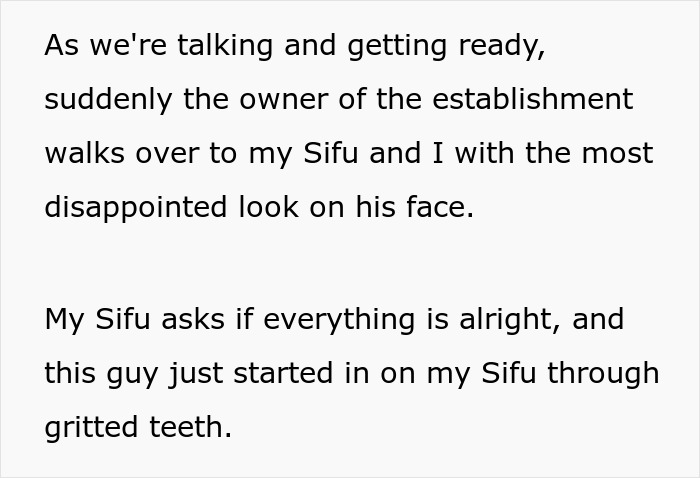 Internet Is Loving This Supportive Kung Fu Teacher&rsquo;s Malicious Compliance To A Sexist Client