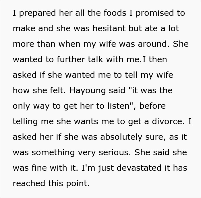 Woman Can&rsquo;t Stop Roasting Everything Her Daughter Does, Husband Loses His Cool And Asks For Divorce