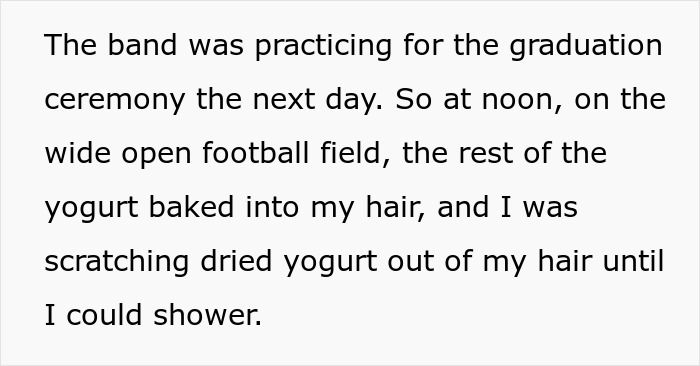18 Years After Anonymous Yogurt Pelting, Woman Finds Out Who It Was And Gets Sweet Revenge 18 Years After Anonymous Yogurt Pelting, Woman Finds Out Who It Was And Gets Sweet Revenge