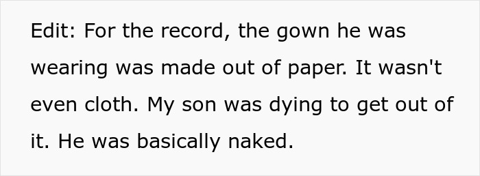 Man Tells Everyone To Leave So 9YO Son Could Dress Up, Gets Called Out By Nurse And Ex-Wife Man Tells Everyone To Leave So 9YO Son Could Dress Up, Gets Called Out By Nurse And Ex-Wife