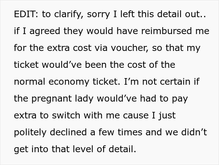 12-Hour Flight Turns Torturously Awkward After Man Refuses To Give Up Seat To Heavily Pregnant Passenger 12-Hour Flight Turns Torturously Awkward After Man Refuses To Give Up Seat To Heavily Pregnant Passenger