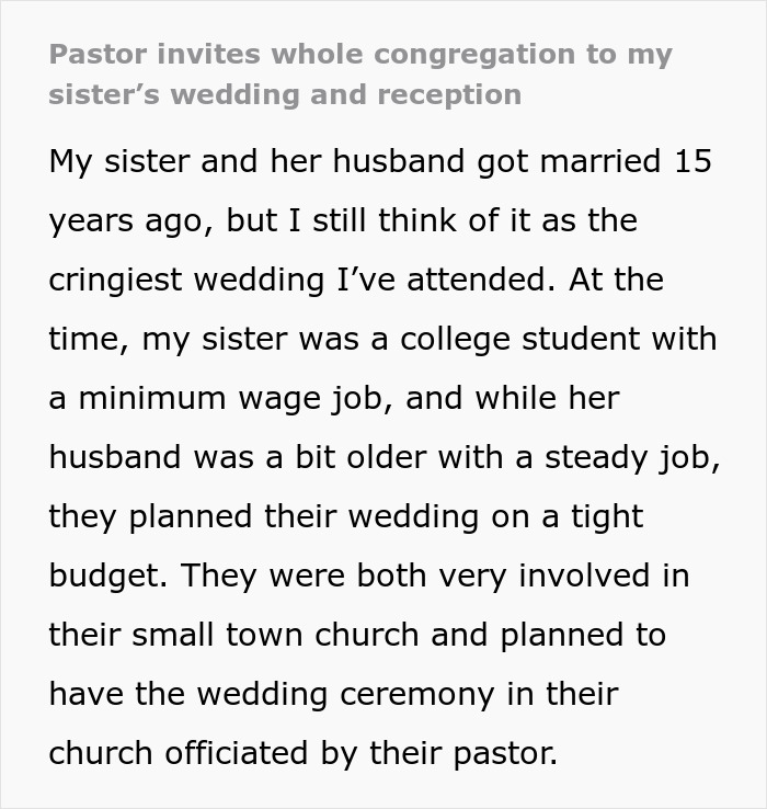 Bride Watches In Horror As 50 Strangers Wreck Her Wedding Buffet After Being Invited By The Pastor Bride Watches In Horror As 50 Strangers Wreck Her Wedding Buffet After Being Invited By The Pastor