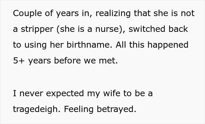 Man Learns Wife’s Secret Identity That She Briefly Used 12 Years Ago, Mocks Her Online Man Learns Wife’s Secret Identity That She Briefly Used 12 Years Ago, Mocks Her Online