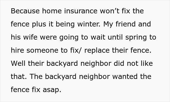 Neighbor Tries To Make Man Fix His Fence So They Could Use The Pool, He Removes It As Retaliation