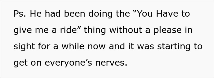 Guy Expects Brother To Drop Everything To Give Him A Ride, Gets A Ride Much Longer Than Expected