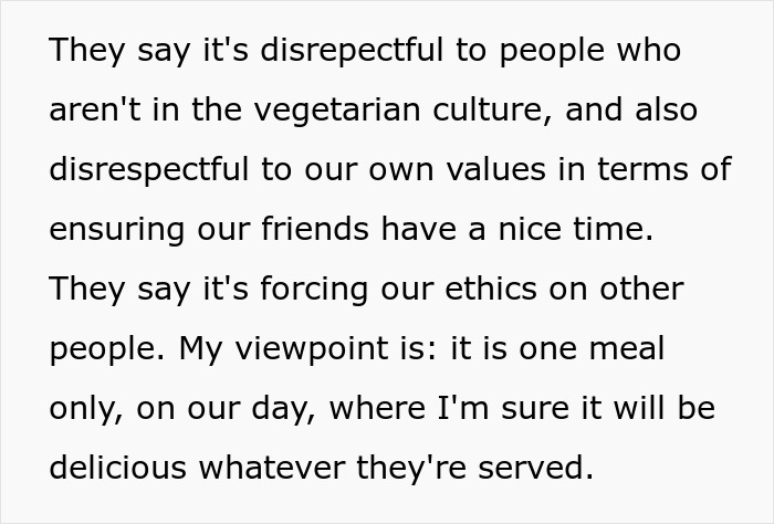 &ldquo;Disrespectful&rdquo;: Couple Called Out For Their Vegetarian Wedding Menu, Ask Who&rsquo;s In The Wrong