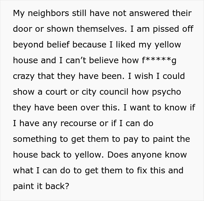 &ldquo;Called The Police On Me&rdquo;: Woman Shocked After Neighbors Paint Her House While She&rsquo;s Away