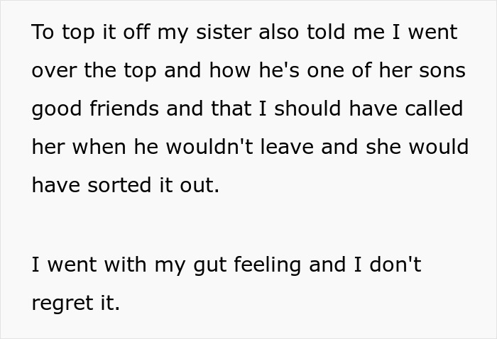&ldquo;Am I The Jerk For Calling Cops On A Teenager Who Tracked Down My House And Demanded I Let Him in?&rdquo;