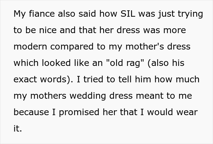 Man Defends Sister After Fianc&eacute;e Refuses To Wear Her Wedding Dress, Ends Up Single