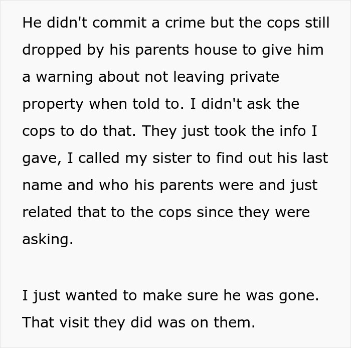 &ldquo;Am I The Jerk For Calling Cops On A Teenager Who Tracked Down My House And Demanded I Let Him in?&rdquo;